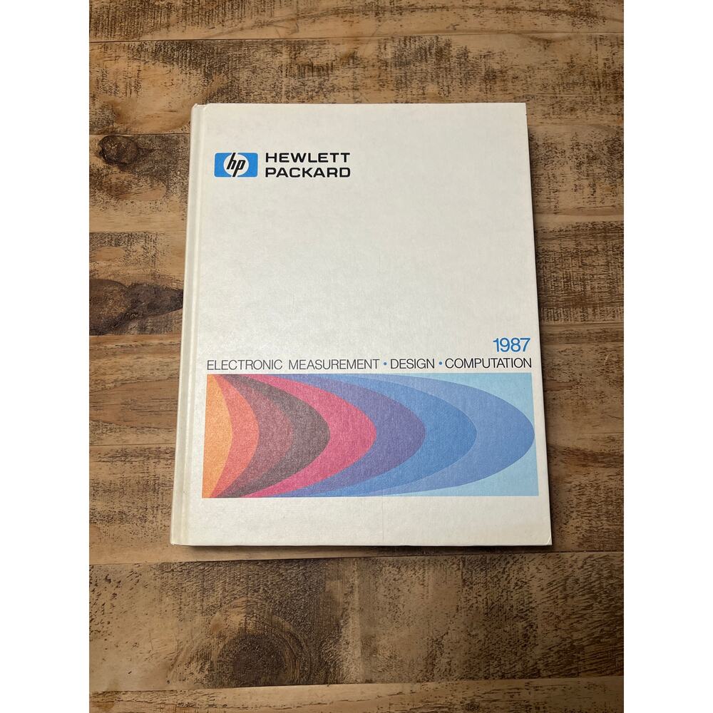 1987 Hewlett Packard Measurement Design Computation Hardcover OEM
